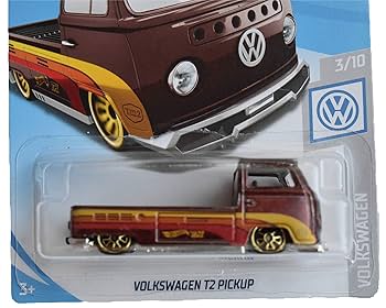 HW Volkswagen T2 Pickup 12個セット Amazon.com: Hot Wheels Red Edition 5/12 Volkswagen T2 Pickup